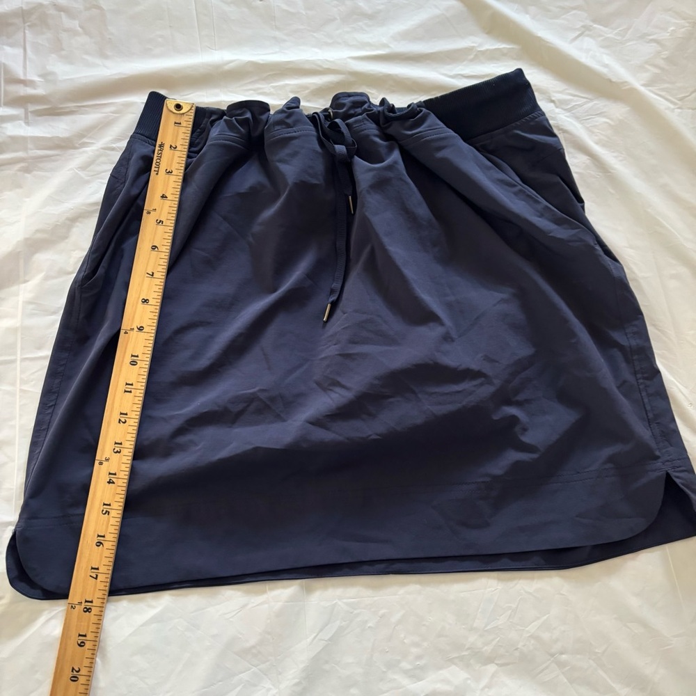 Athleta Midtown Skort Skirt Navy size 16T - Picture 5 of 7